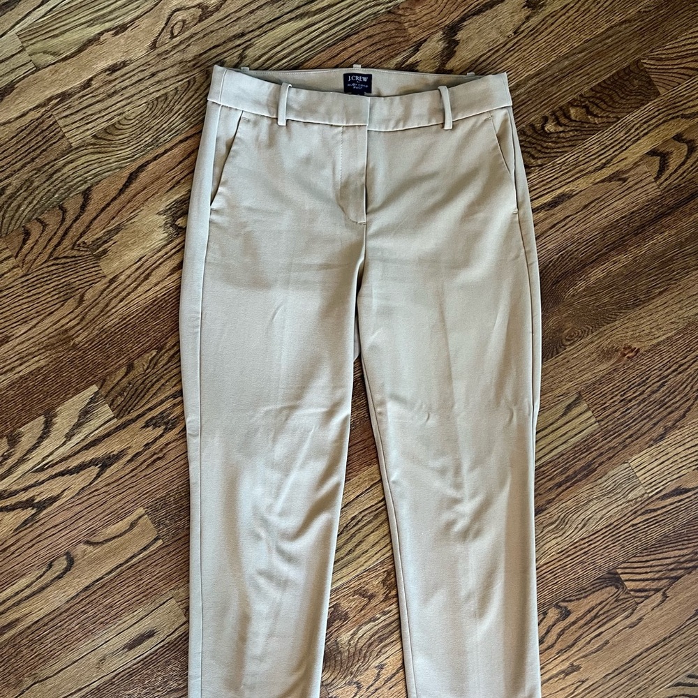 J Crew High rise crop pant